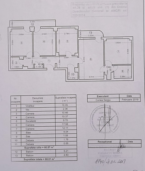 Apartament 4 camere | Calea Rahovei | Centrala proprie | 89mp 