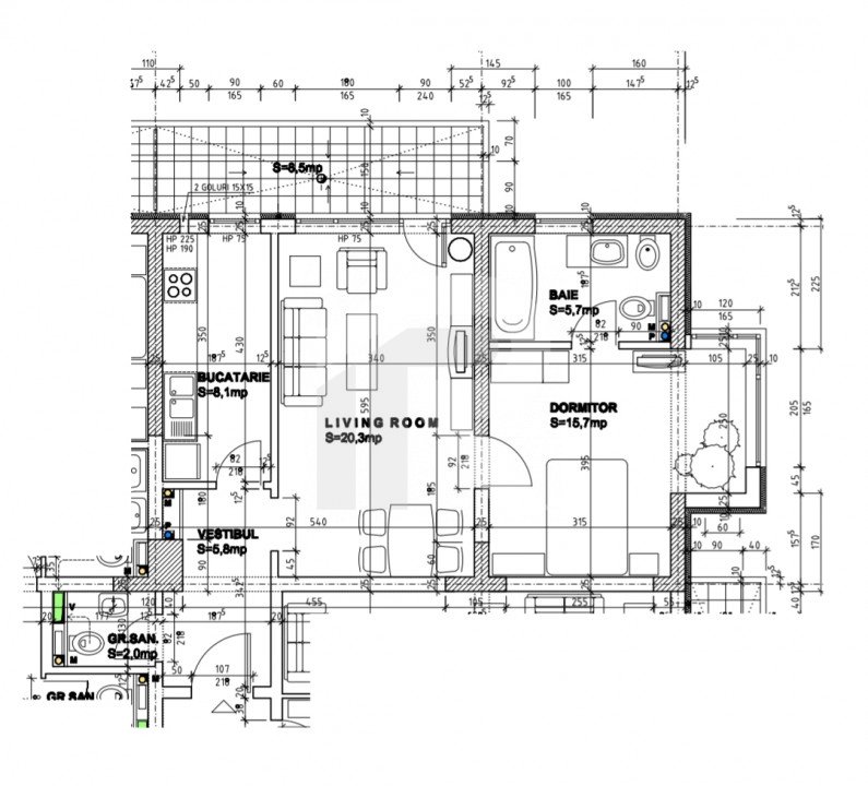 Apartament 2 camere Privighetorilor Baneasa-Pipera