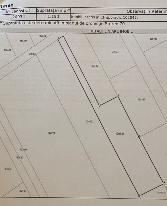DOMNESTI-TEGHES, LOT 1150 MP!