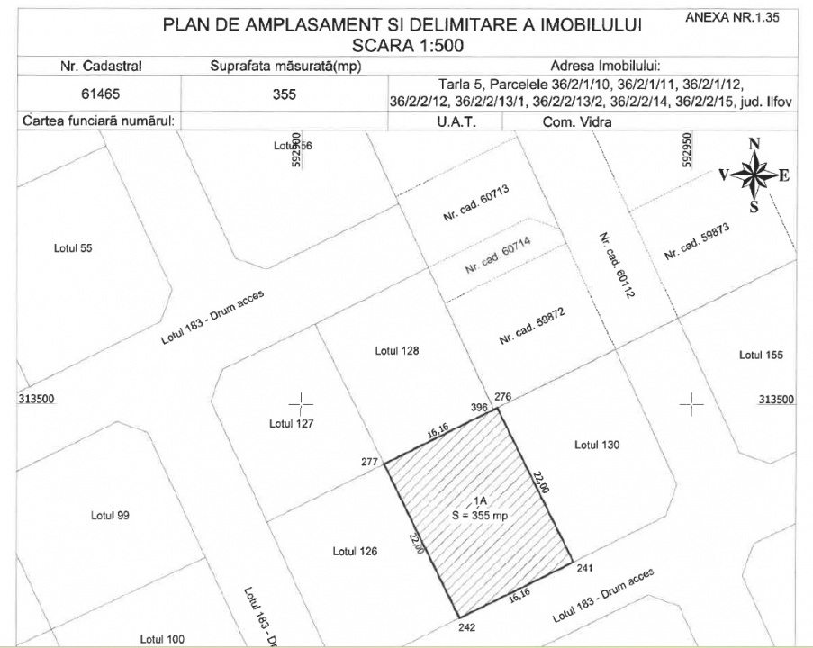 BERCENI-VIDRA, 3 LOTURI-1032 MP!