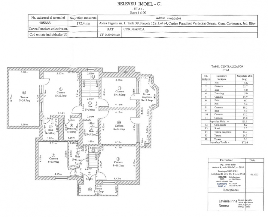 CORBEANCA-PARADISUL VERDE, VILA P+E+M 507 MP, LOT 1095 MP, LA PADURE!