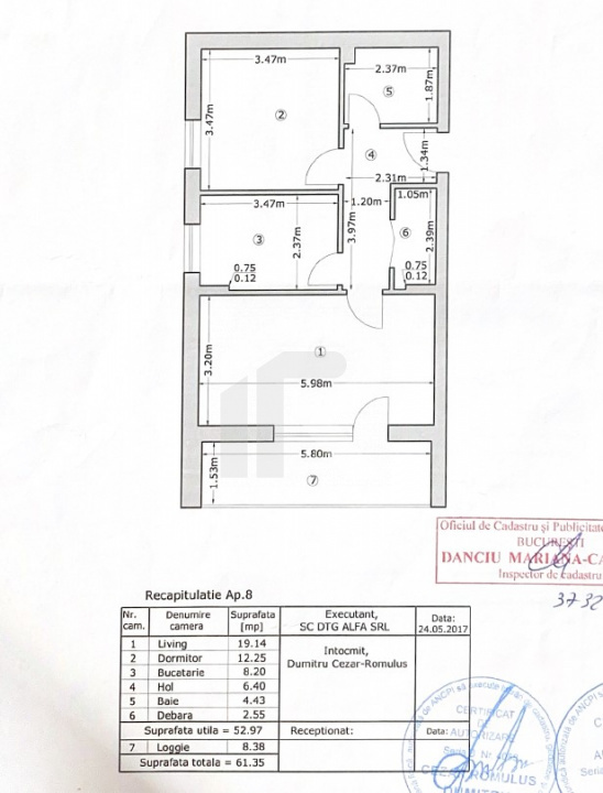 Apartament 2 camere + dressing | 61 mp | Loc de parcare inclus