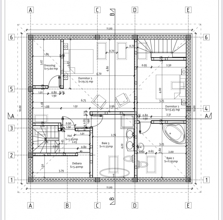 Buftea casa P+M 140 MP Lot 357 MP
