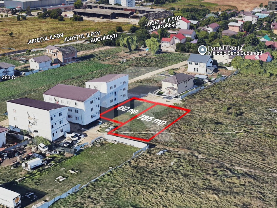 Teiuș, Rahova - teren intravilan de vânzare, 786mp