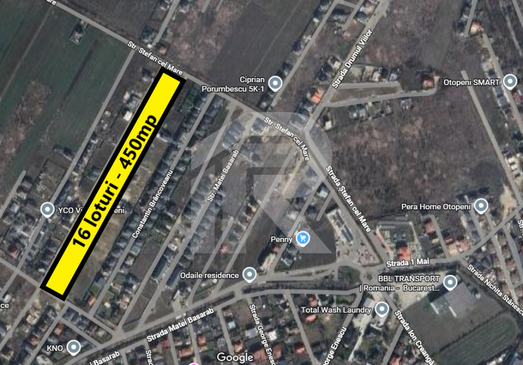 Otopeni - Loturi pentru case - Str. Constantin Brancoveanu - 0% COMISION