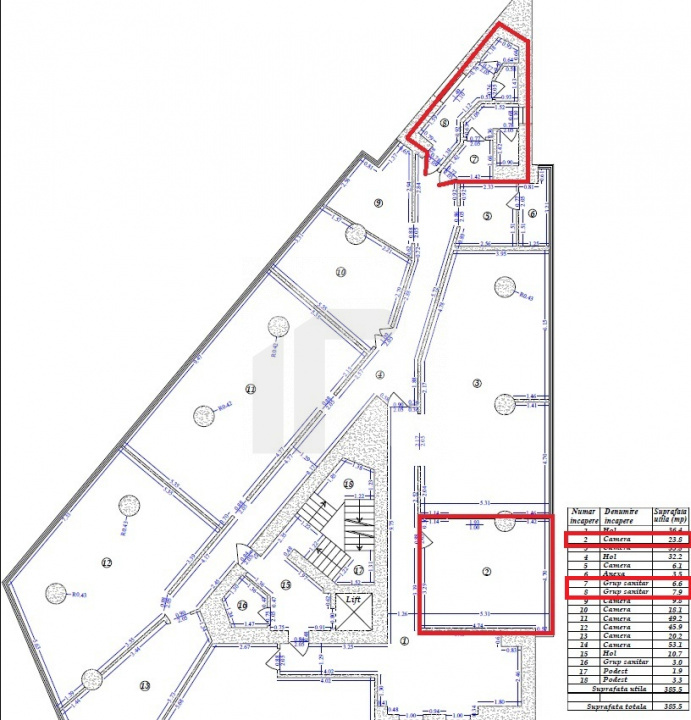 Spatiu de birouri | Vitan Center | Utilitati incluse