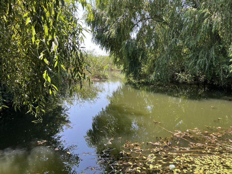 Teren Manastirea Snagov. Deschidere lac 22 m. Front stradal 30 metri. 