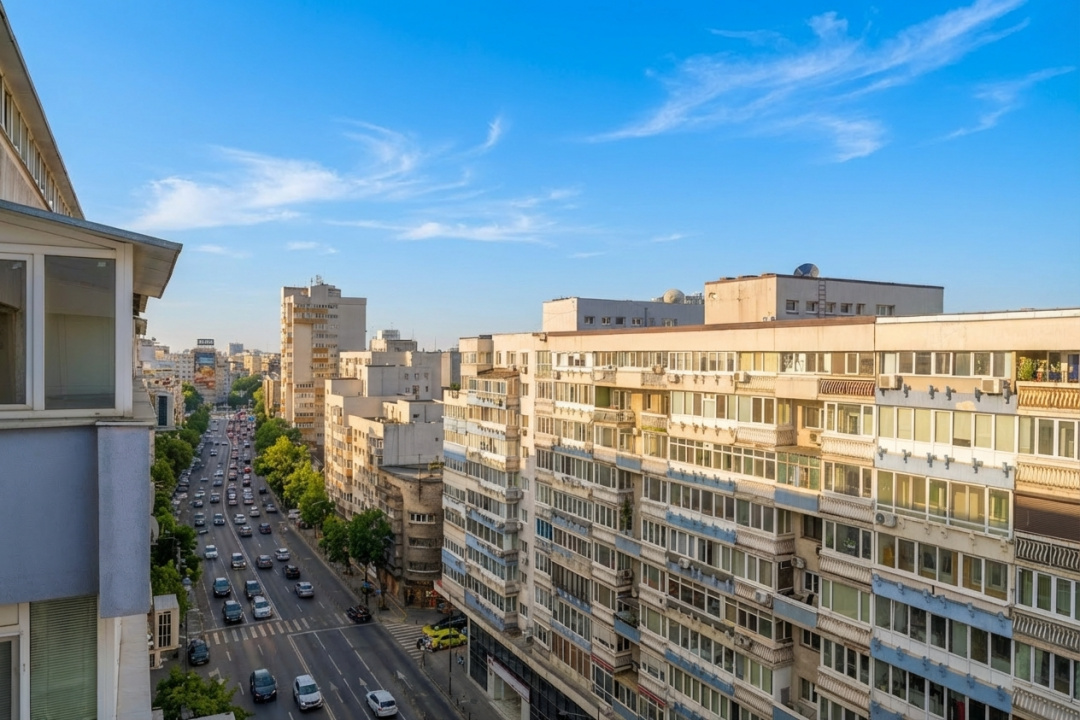 CALEA DOROBANTI, 2 CAMERE 60 MP, ETAJ 9, VEDERE LIBERA!