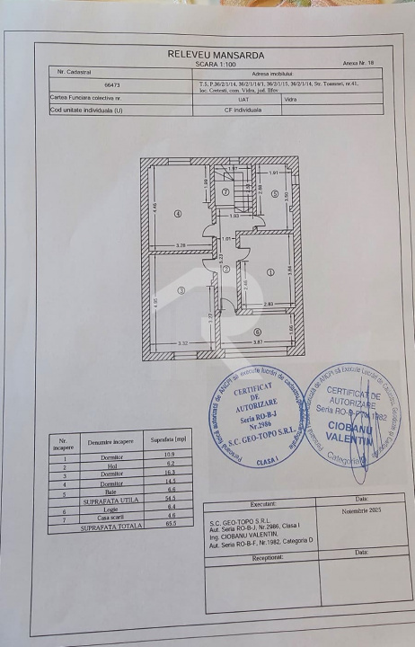 BERCENI – MACULUI, CASA 112 MP UTILI, LOT 320 MP!