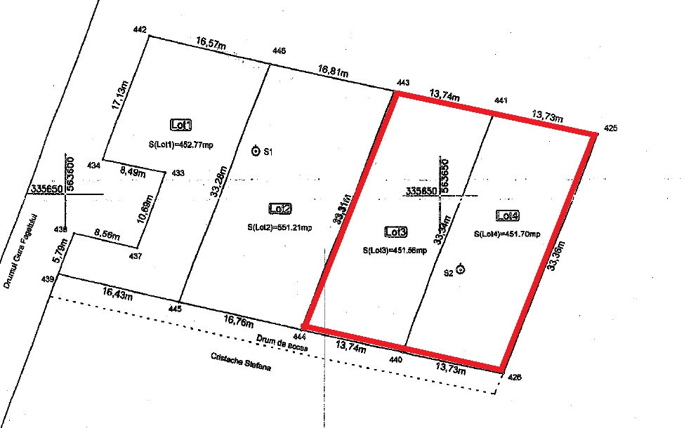 Teren constructii Titan Str. Drumul Gura Fagetului 43